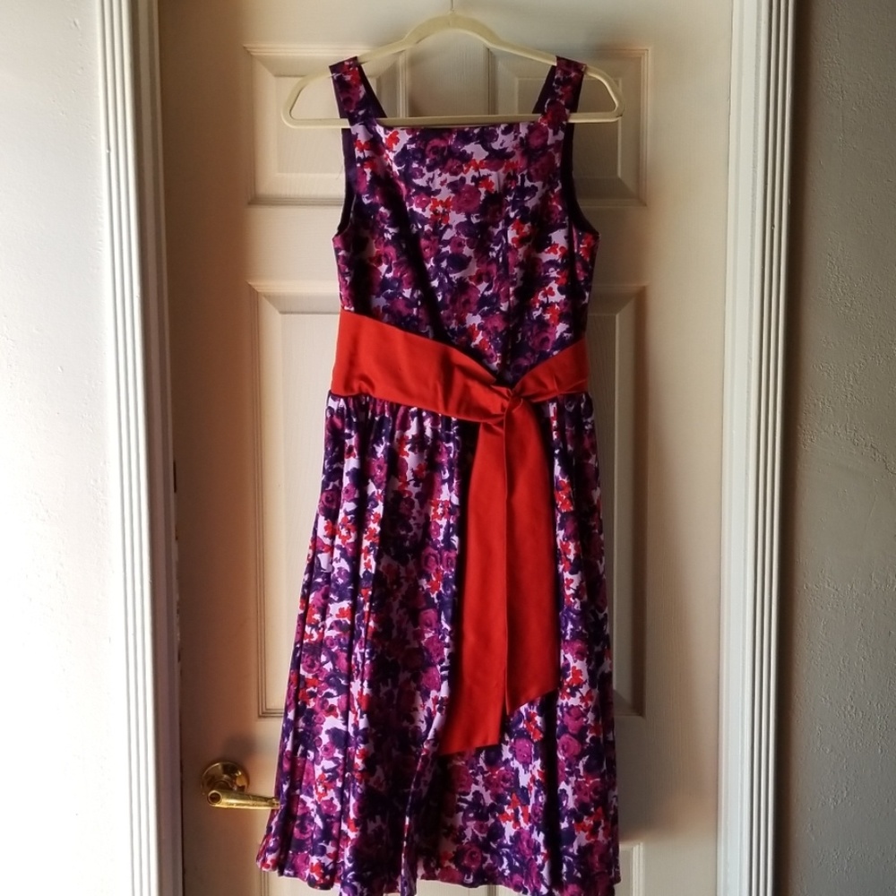 NWT Pinup Couture Maria dress Purple L